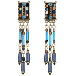 Colorful Beaded Dangle Earrings